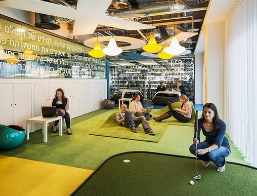 谷歌五星级奢华办公环境：疯狂的办公室