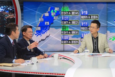 TVBS最新县市长民调：国民党恐惨失台北台中