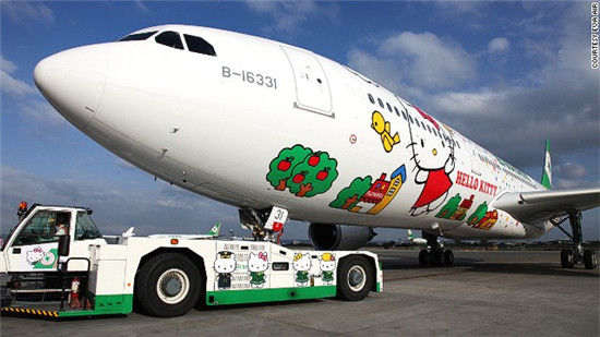 台湾航空造全球最可爱HelloKitty主题飞机（图）