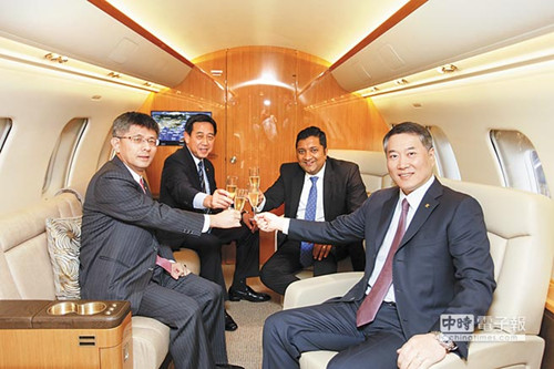 台湾富豪总共拥有15架私人专机亚太市场排名第6