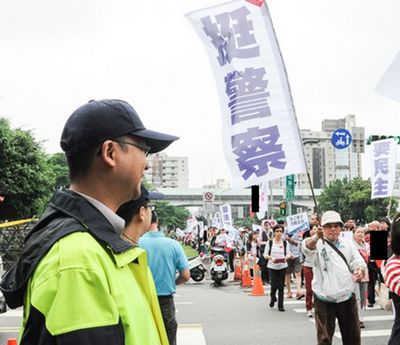 连胜文：若当选台北市长支持警察严格执法（图）