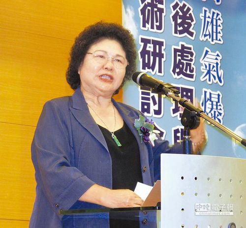 高雄市长陈菊谈气爆泪流满面现场：市长加油