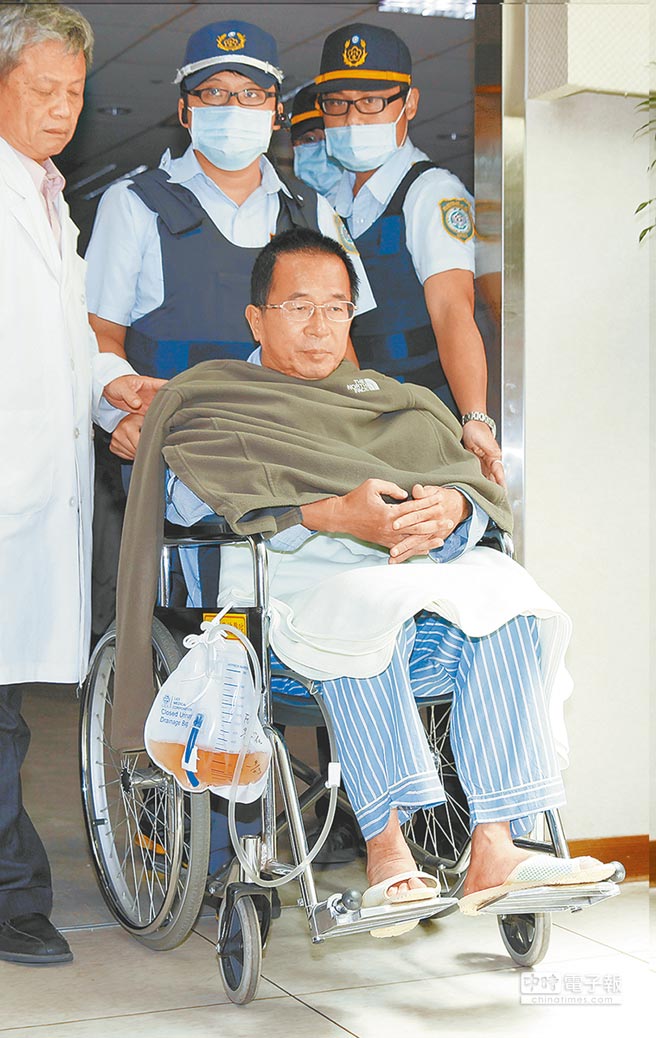 陈水扁元旦孤坐狱中，期待1月5日获释（图片来源：台湾中时电子报）