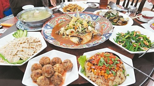 虱目鱼五柳枝料理台南味的传统美食（图）