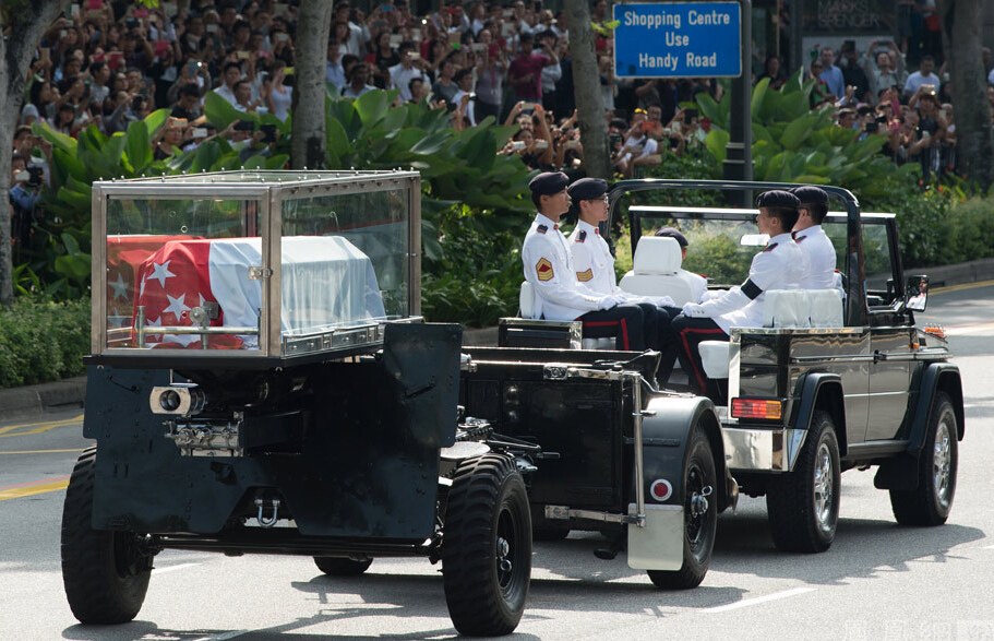 台湾四政要受邀出席李光耀国葬。（网络图）