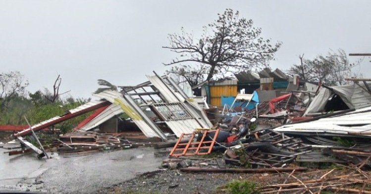 台东县太麻里乡一户人家屋子被夷为平地，灾后重建急需人力协助