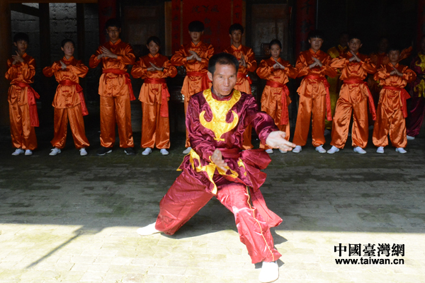 两岸青年观看屏南传统武术表演