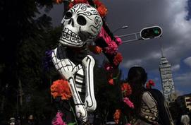 （国际）（3）墨西哥城“亡灵节”游行