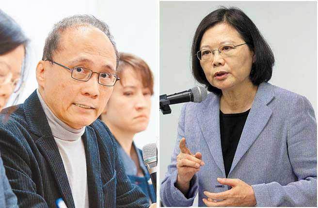  蔡英文执政半年满意度跌破5成，林全满意度仅3成。（图片来源网络）