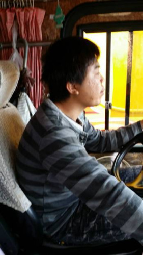 台湾游览车司机“阿玮”。台湾《联合报》记者黄煌权／摄影