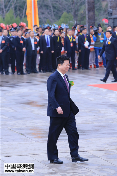 中央台办、国台办副主任龙明彪出席公祭黄帝典礼 中国台湾网 刘莹摄。