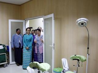 （国际）（2）首家中缅友好医院移交启用仪式在仰光举行