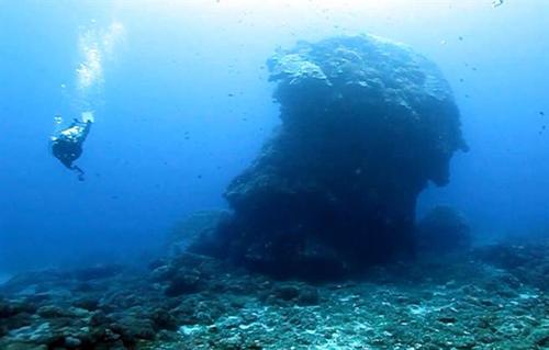 挺不住“莫兰蒂”巨浪 台湾绿岛“千年大香菇”倒了