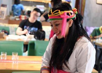 “原梦餐艺”位于黄巷深处的闽台青年创业基地，是大陆首家台湾少数民族餐饮文创综合体。　记者刘可耕 摄