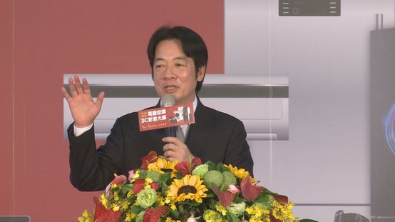 “行政院长”赖清德日前表示，深澳电厂用的是干净的煤，引发争议。（图片来源：台湾《联合报》）